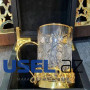 Подарочный набор стакан с подстаканником Karabakh Horse