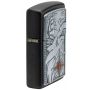 Zippo Ship Shark 48120 — Black Matte Lighter with Nautical Emblem