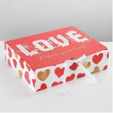 Коробка складная подарочная LOVE