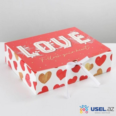 Folding gift box LOVE