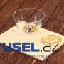 Beer set "Alcohol": two beer glasses 500 ml, bowl, board