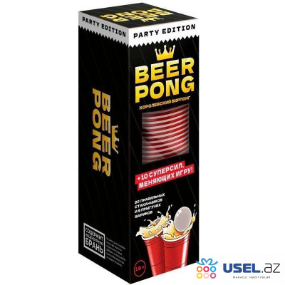 Stolüstü oyun "Beer Pong. Kral birponq-u"