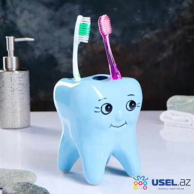 Стакан для зубных щеток "Зуб"