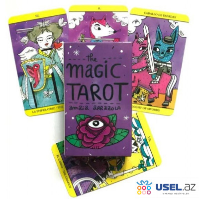 Tarot kartları Amaia Arrazola Magic Tarot Fournier / Sehrli Tarot