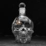Glass Skull Decanter with Decorative Bullet Inside, 400 ml Glass Skull Decanter with Decorative Bullet Inside, 400 ml