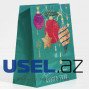 Laminatlı şaquli hədiyyə çantası "Yeni iliniz mübarək", S 11,5 × 14,5 × 5,5 sm