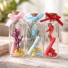 Бутылочка пожеланий Wishing bottle "Цветы"