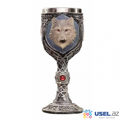 Glass "Wolf - Game of Thrones"