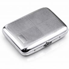 Metal siqaret qabı 14 siqaret üçün 9.2×6.7 sm