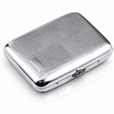 Metal Cigarette Case for 14 Cigarettes 9.2×6.7 cm