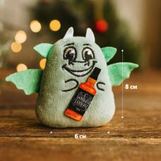 Yumşaq maqnit “Yeni iliniz mübarək”, yaşıl fiqur, 8×6 sm