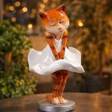 “Merlin” üslublu pişik suvenir fiquru 17 sm