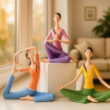 Статуэтка декоративная "Йога-девушка" - Цена за 1 штуку