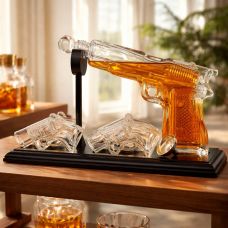 Gift set “Pistol” — decanter and 4 glasses
