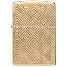 Zippo Pattern Design Armor® High Polish Brass Lighter
