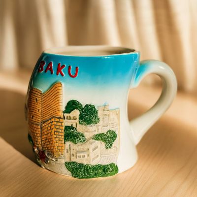 Əl işi keramik “Baku” fincanı