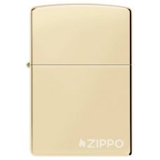 Зажигалка Zippo Classic Champagne цвета шампань с логотипом