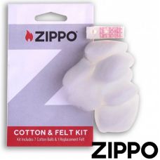 Zippo alışqan üçün pambıq və fetr (altlıq) dəsti