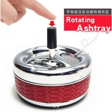 Rotary Ashtray Smokeless Stainless Steel Ashtray — 13 cm