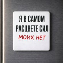 Magnet USEL “In My Prime” 6.5×6.5 cm Magnet USEL “In My Prime” 6.5×6.5 cm