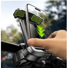 LISEN Silicone Pro+ velosiped və motosiklet üçün telefon tutacağı 4.7–7.0"