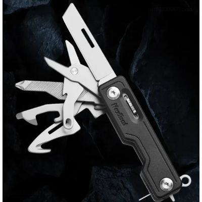 Мультитул Xiaomi Nextool 10-в-1, черный, 75×20×19 мм