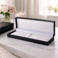 Подарочная коробка для ручки с мягкой вставкой, чёрная Подарочная коробка для ручки с мягкой вставкой, чёрная