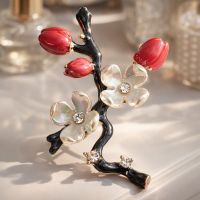 Broş “Sakura Çiçəkləri ilə Budaq” Broş “Sakura Çiçəkləri ilə Budaq”