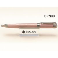 Solido BPN33 çəhrayı metal korpuslu qələm