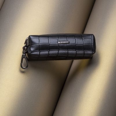 Ключница Solido из натуральной кожи, чёрная Ключница Solido из натуральной кожи, чёрная