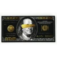 Money envelope “Black Gold Dollar” 16.5×8 cm