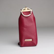 Ключница Solido бордовая, натуральная кожа, 11×6 см, Турция Ключница Solido бордовая, натуральная кожа, 11×6 см, Турция