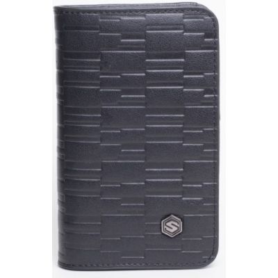 Ключница SOLIDO 46-3017-BK из натуральной кожи, на молнии, Турция