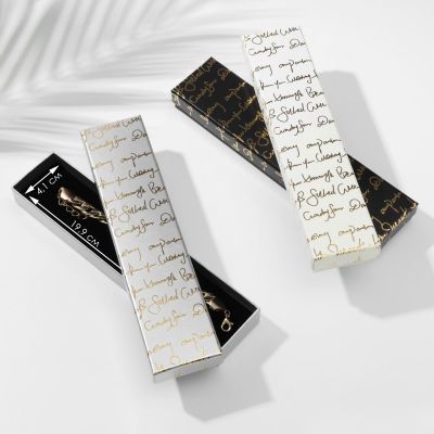 Коробочка подарочная под браслет, часы, цепочку «Курсив», 21×4.3 см