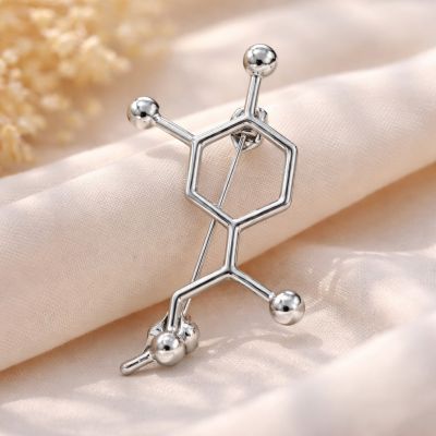 Molecule Brooch