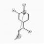 Molecule Brooch