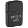 Zippo 1941 Replica Black Crackle 1932 Logo alışqanı