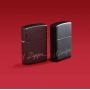 Zippo Black Matte Script Design Lighter