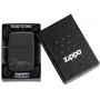 Zippo Black Matte Script Design Lighter