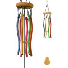Ветряной колокольчик Фэншуй, 6 изогнутых трубок, 50×7 см, разноцветный Ветряной колокольчик Фэншуй, 6 изогнутых трубок, 50×7 см, разноцветный