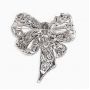 Broş “Naxışlı Bant” – qaraldılmış gümüş rəngdə
