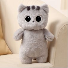 Yumşaq oyuncaq “Pişik”, boz, 30 sm