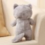 Мягкая игрушка Серый плюшевый кот, 30 см