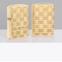 Zippo Armor® High Polish Brass Deep Carve Basketweave Lighter