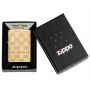 Zippo Armor® High Polish Brass Deep Carve Basketweave Lighter