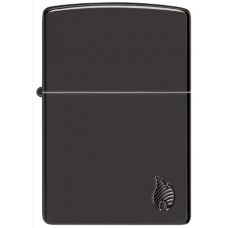 Zippo Armor® High Polish Black Flame Design Lighter