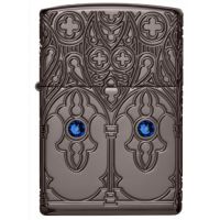 Zippo Armor® Black Ice® Gothic Window Design Lighter