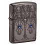 Zippo Armor® Black Ice® Gothic Window Design Lighter