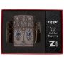 Zippo Armor® Black Ice® Gothic Window Design Lighter