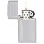 Zippo Slim High Polish Chrome Laser Pattern nazik alışqan Zippo Slim High Polish Chrome Laser Pattern nazik alışqan